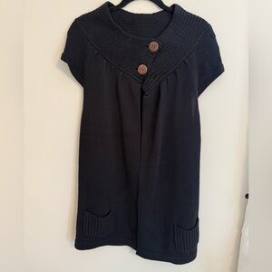 Roxy black knit cardigan